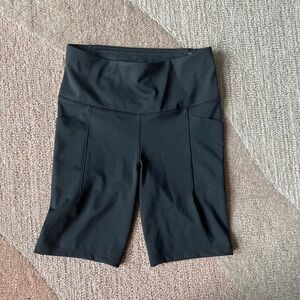Women's Black High-Waisted Shorts